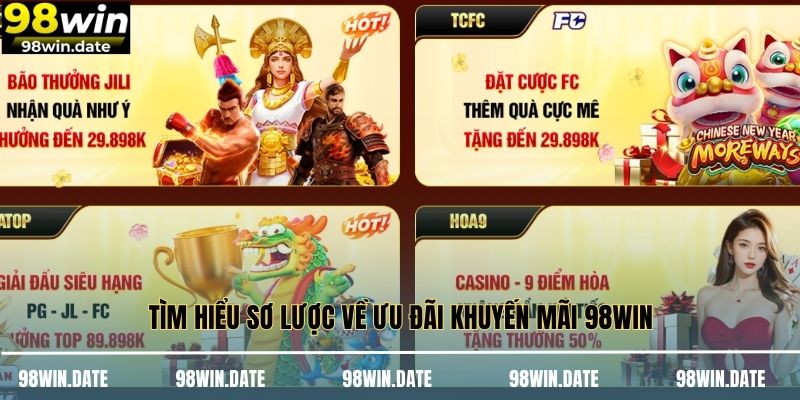 Tìm hiểu sơ lược về ưu đãi khuyến mãi 98WIN